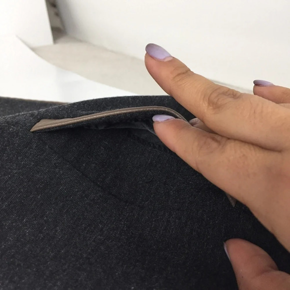 2/$25Neutral Collarless Business casual blazer overcoat suit jacket formal sz 8 - Picture 16 of 16